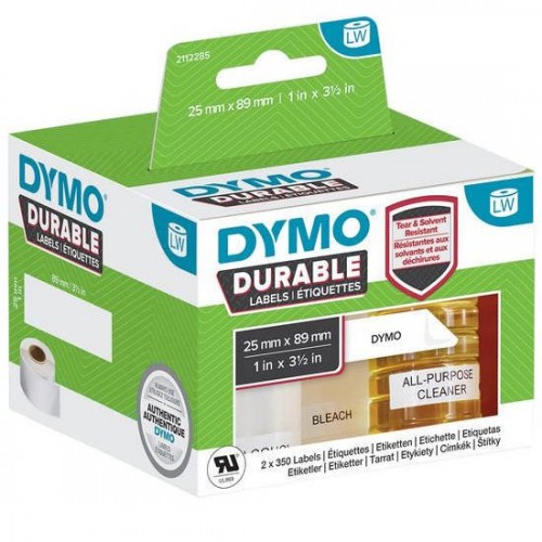 Dymo 2112285 Vastupidavad tööstuslikud etiketid 25 x 89mm
