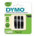 Dymo 3D Lint S0847730 mehhaanilisele etiketiprinterile 9mm x 3m must 3 tk.