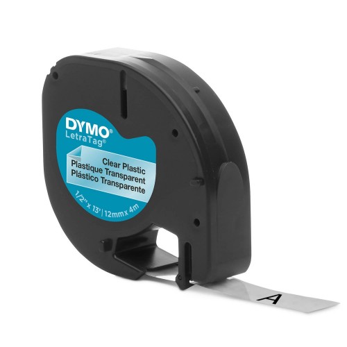 Dymo LetraTag Plastiklint S0721540 12mm x 4m 