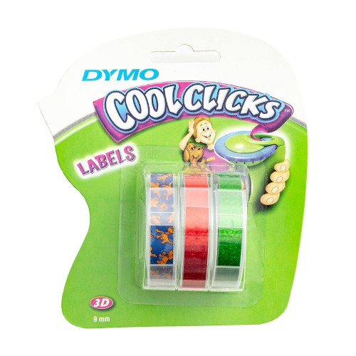 Dymo 3D Lints S0741980 mehhaanilisele etiketiprinterile 9mm x 3m 3 tk.