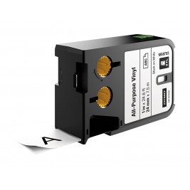 Dymo XTL Vinüüllint 1868753 24mm x 7m, must valgel