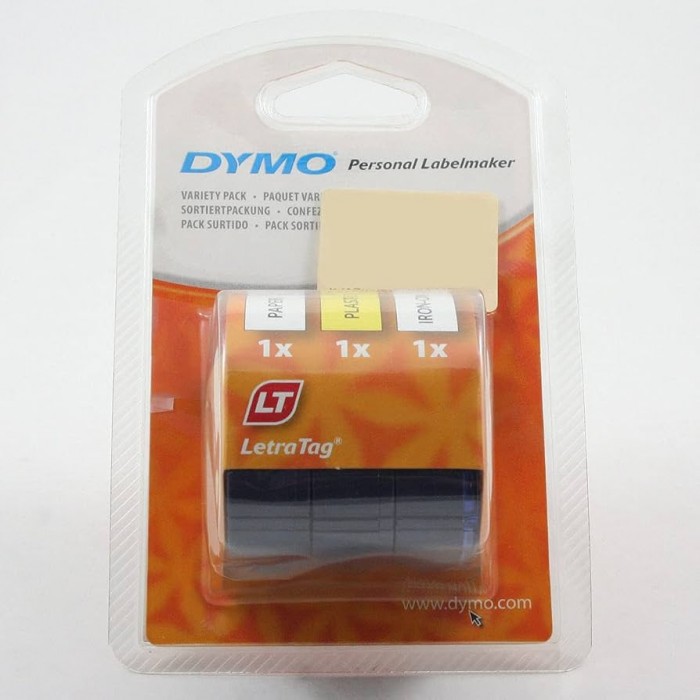 Dymo LetraTag Lintide komplekt S0747180 12 mm x 4 m kollane / valge / iron-on – 3 tk. Dymo LetraTag Lintide komplekt S0747180 12 mm x 4 m kollane / valge / iron-on – 3 tk.