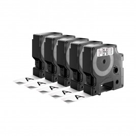 Dymo Lint D1 45803 19mm x 7m / must valgel – 5 tk. - S0720830