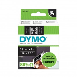 Dymo Lint D1 53721 24mm x 7m / valge mustaga – S0721010
