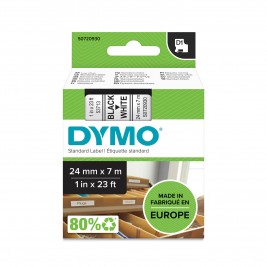 Dymo Lint D1 53713 24mm x 7m / must valgel – S0720930
