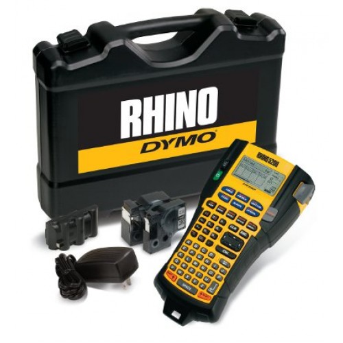 Dymo S0841430 Etiketiprinter Rhino 5200 (plastikkohvris) + 1 tk. Rhino lint